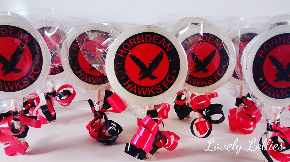 Logo Lollipops | Image Lollies | Corporate | Marketing | Favours | Gifts | Horndean Hawks | Lovely Lollies | Picture